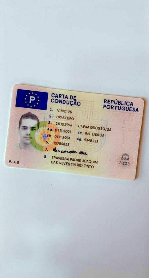 comprar carteira de motorista portuguesa