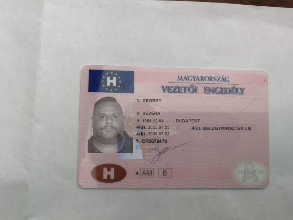 magyar jogosítvány vásárlása