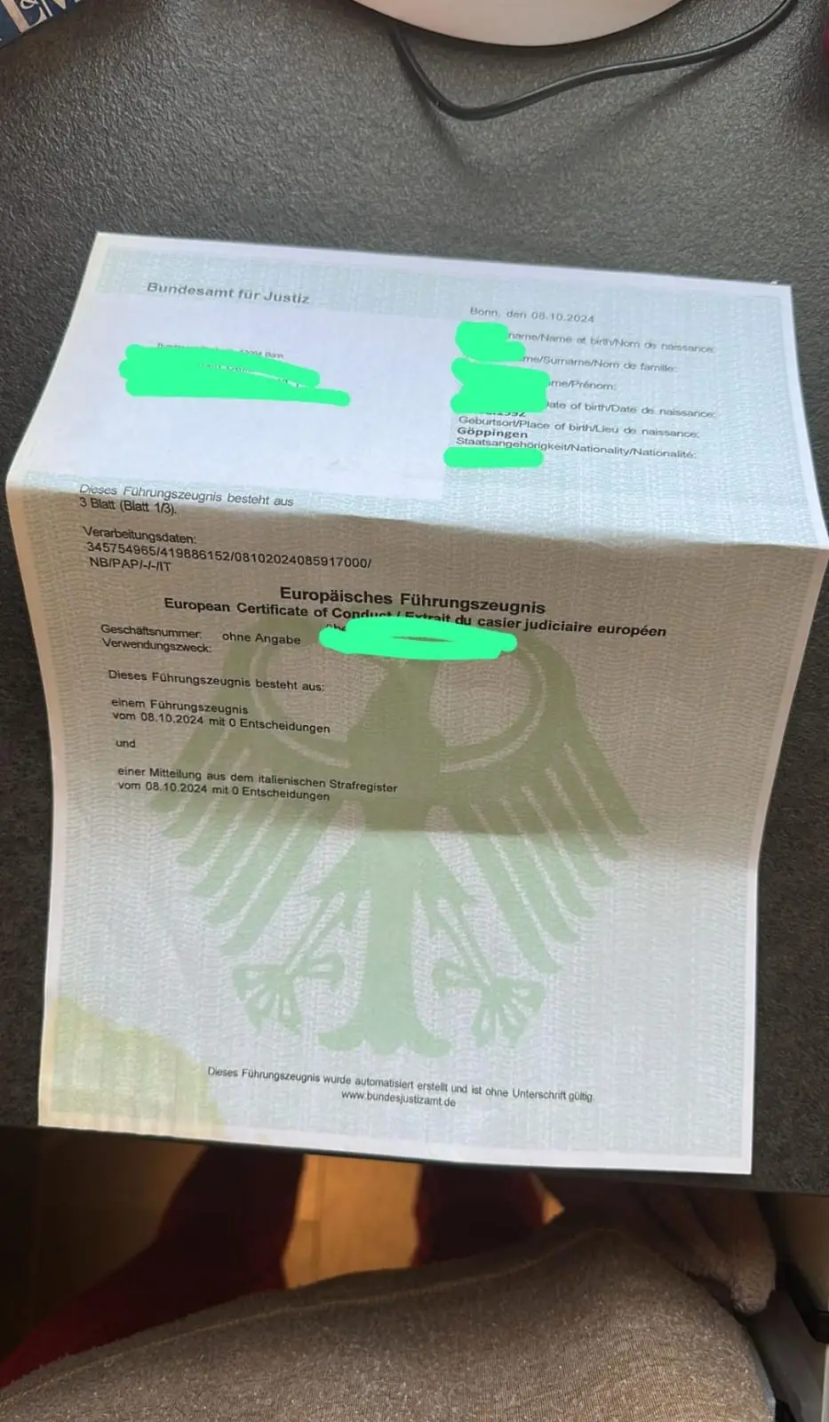 polizeiliches führungszeugnis beantragen