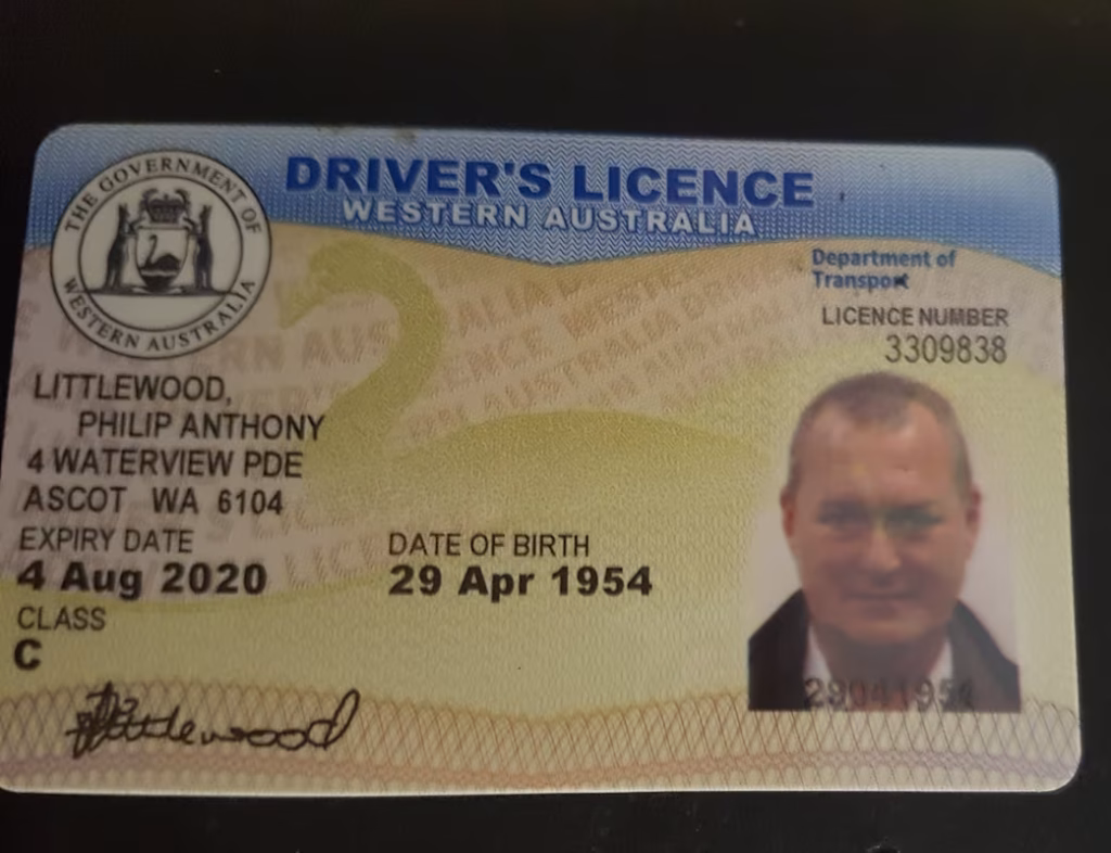 western australia drivers license