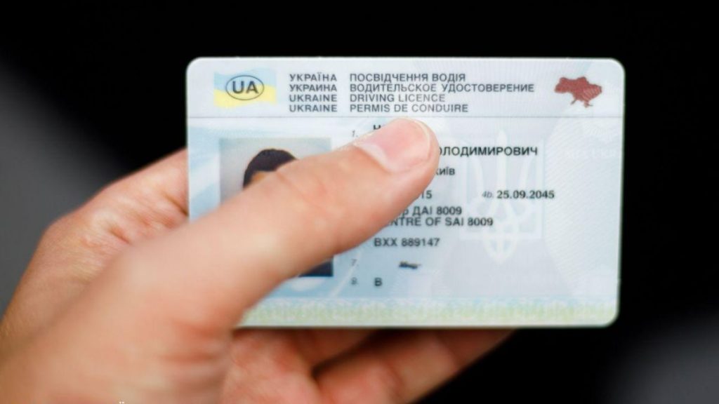 водійські права категорії
